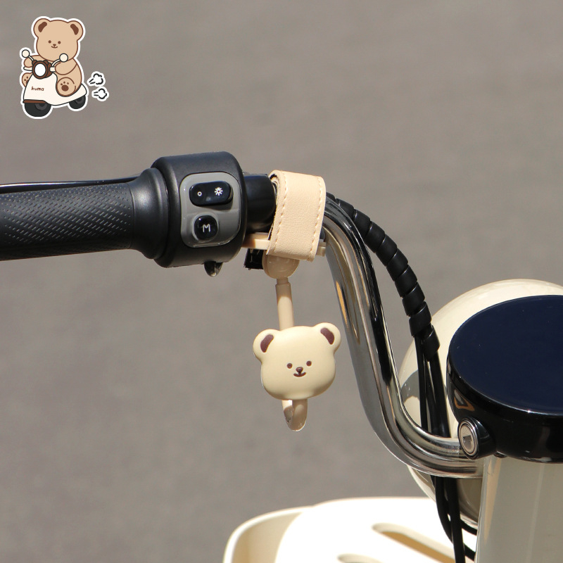 HD Elülső univerzális akasztó elektromos járművekhez – fúrás nélküli telepítés, sisak- és táskátartó motorokhoz és kerékpárokhoz