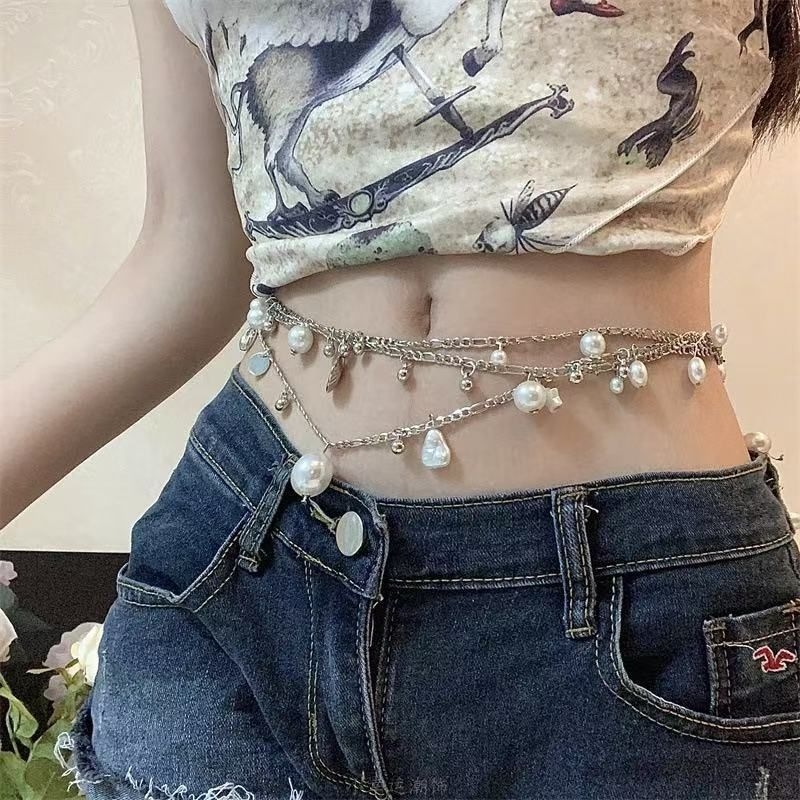 Lanac za struk – metal, sportski stil, unisex, mladi, ljeto
