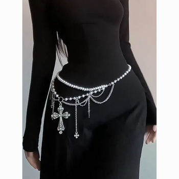 Strukni lanac, metal, unisex, modni stil, jesen 2025