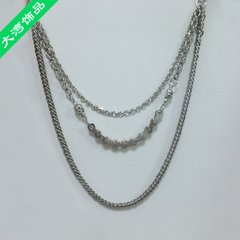 Muški metalni lanac za hlače s željeznom kopčom, ručno zatvaranje, elektroplating završna obrada, jednostavan stil