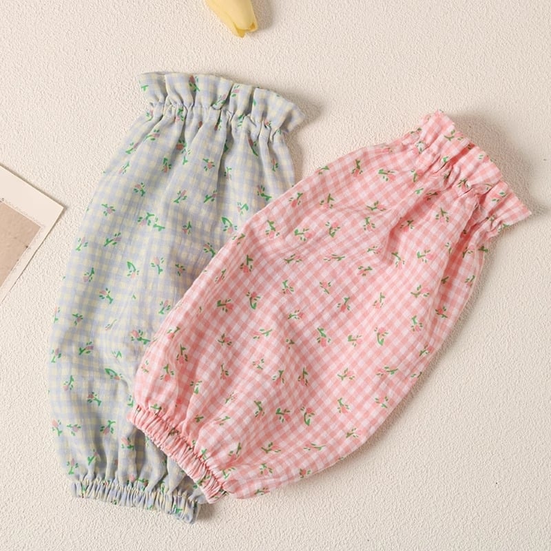 Slatke zaštitne dugačke rukave od prozračne pamuke s mjehurić teksturom, cvjetni uzorak, proljeće-ljeto 2025, šifra proizvoda Yc7353, marka Tagkita