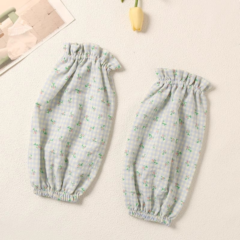 Slatke zaštitne dugačke rukave od prozračne pamuke s mjehurić teksturom, cvjetni uzorak, proljeće-ljeto 2025, šifra proizvoda Yc7353, marka Tagkita