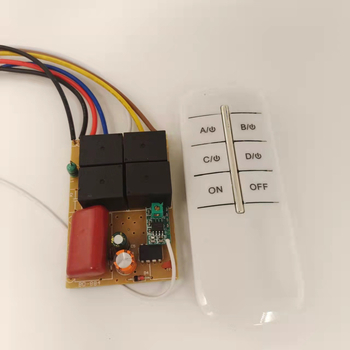 Little Bayden τετράδρομος διακόπτης ελέγχου από απόσταση, -40 έως 85 °C, συμβατός με JJXDZ ασύρματο χειριστήριο, CE πιστοποίηση