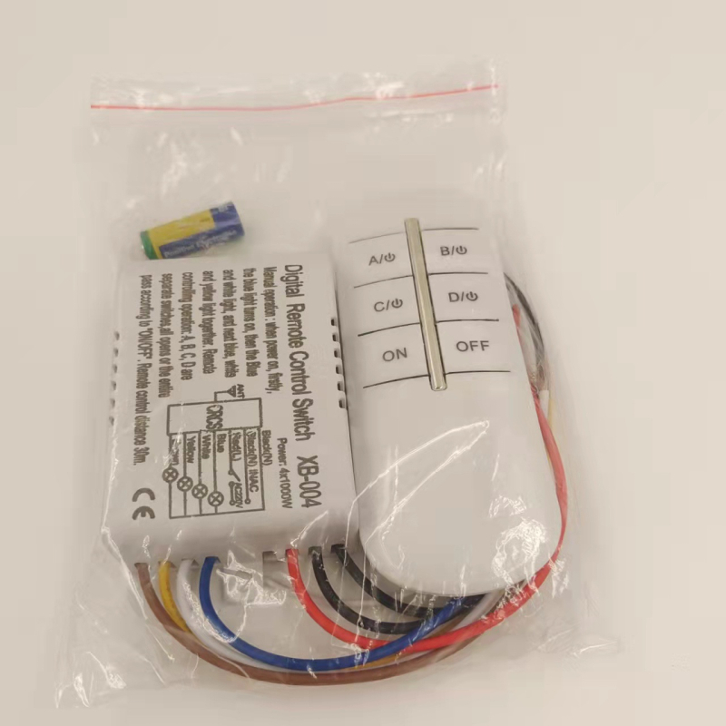 Little Bayden τετράδρομος διακόπτης ελέγχου από απόσταση, -40 έως 85 °C, συμβατός με JJXDZ ασύρματο χειριστήριο, CE πιστοποίηση