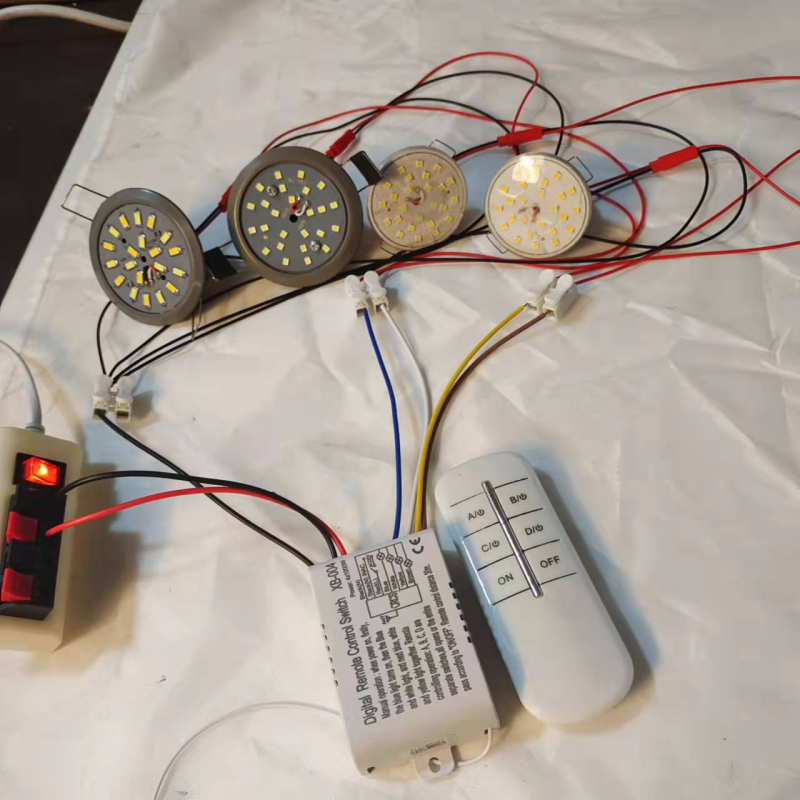 Little Bayden τετράδρομος διακόπτης ελέγχου από απόσταση, -40 έως 85 °C, συμβατός με JJXDZ ασύρματο χειριστήριο, CE πιστοποίηση