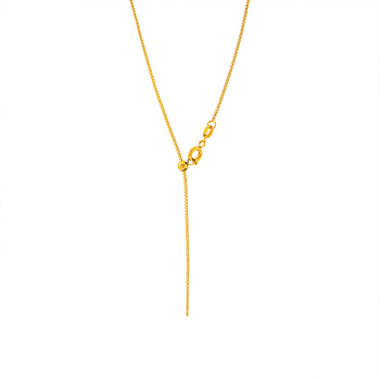 Ogrlica od titan čelika, geometrskog oblika, privjesak od 18k zlata, klasičan lanac, težina 1,25 g