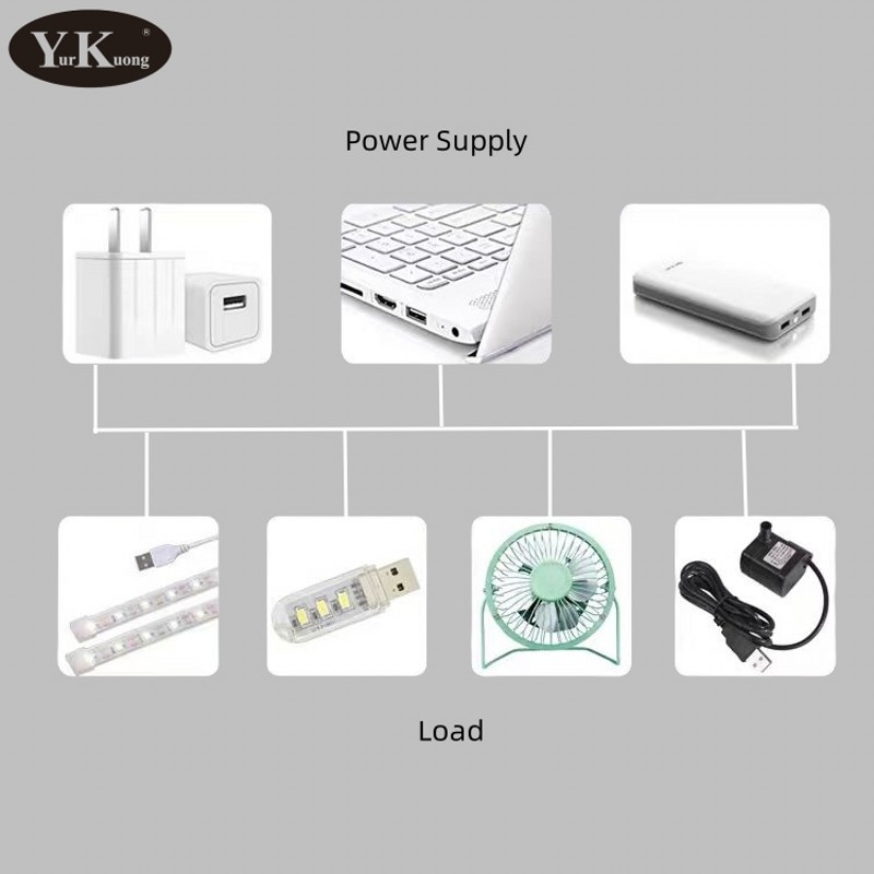 Безжичен дистанционно управляван превключвател за DC 5V USB LED лента и малки устройства (433 MHz)