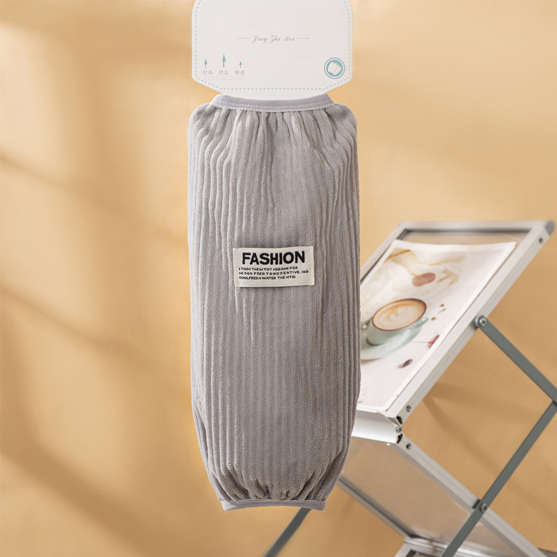 Dugi rukavni pokrovi za zimsku down jaknu, unisex, velur, prugasti uzorak, otpornost na prljavštinu