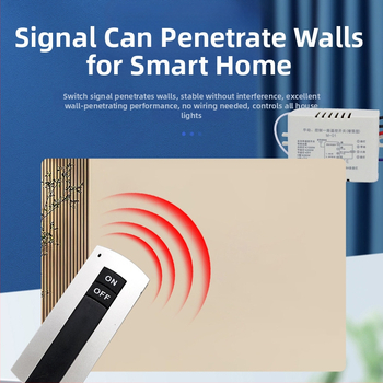 Henglihao Едноканален дистанционен превключвател за умна къща, безжично управление, батерия 12V23A, работна температура -20 до 50 °C