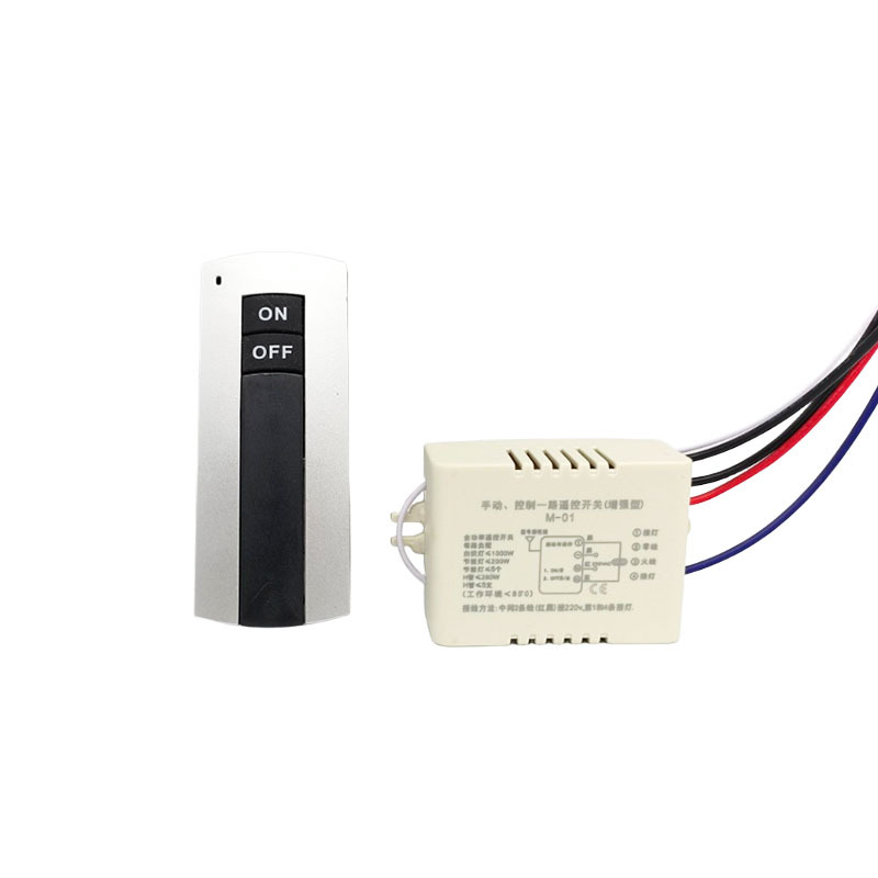 Henglihao Едноканален дистанционен превключвател за умна къща, безжично управление, батерия 12V23A, работна температура -20 до 50 °C