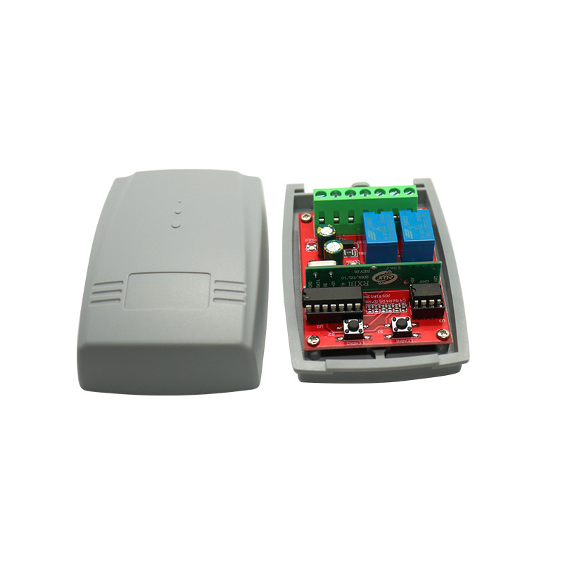 Bežični relejni prekidač s dvostrukim kodom za garažna vrata, 433 MHz, DC9V-24V