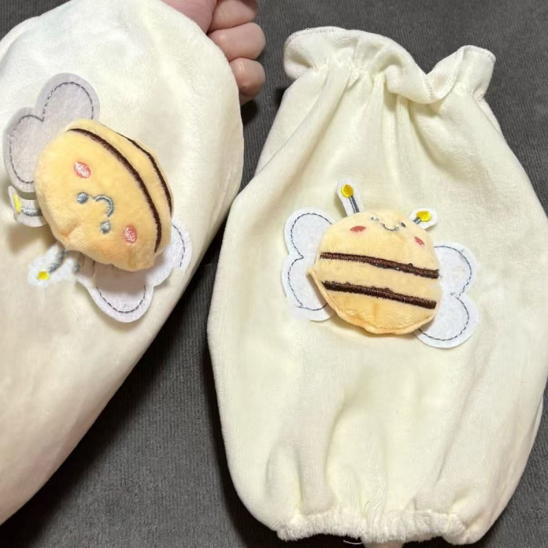 Duge rukave za zaštitu ruku s motivom pčele, jesen-zima, protiv prljavštine, za žene, Jun Weiya, jesen izdanje 2025