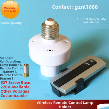 Bezdrôtový vypínač na lampu s objímkou E27, RF 315 MHz, 110V