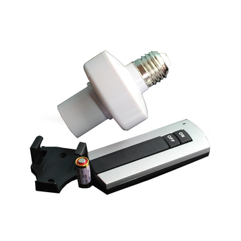 Безжичен дистанционен превключвател за осветление, E27 база, RF 315 MHz, 110V