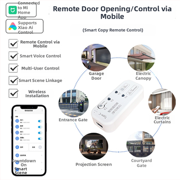 Gateway RF Mijia Mesh pentru controlul ușii prin telecomandă — întrerupător de ușă la distanță (Brand: Happy time; Tip: control de la distanță al întrerupătorului de ușă; Tip întrerupător: întrerupător de la distanță)