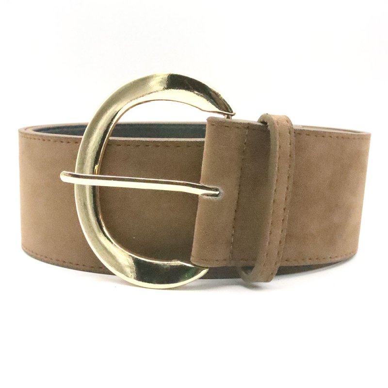 Široki PU kožni pojas s dekorativnim strukom i kopčom s iglom; Materijal kopče: legura; Vrsta kopče: igla; Širina > 4 cm