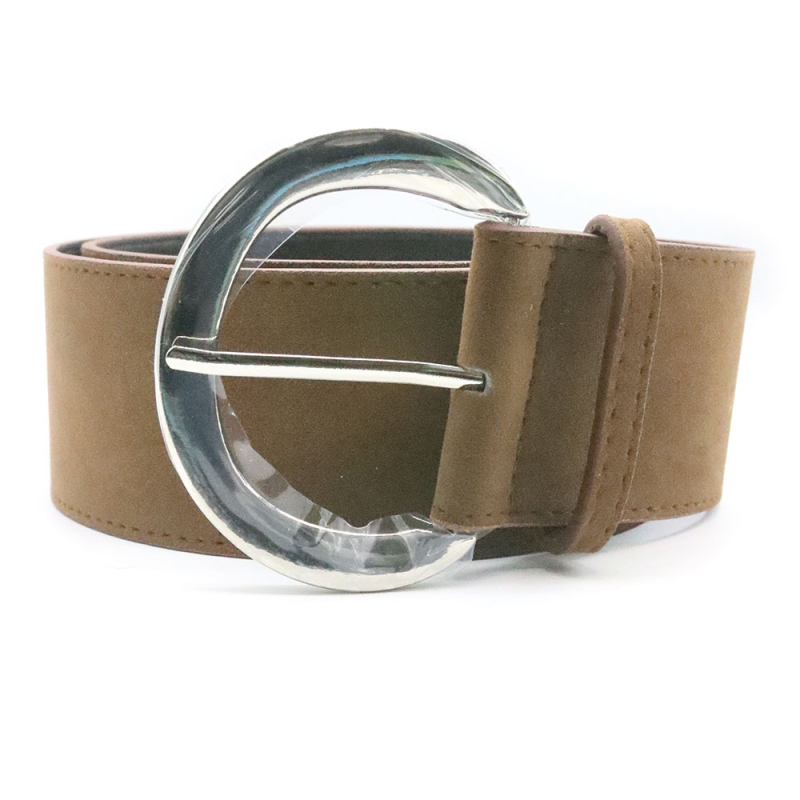 Široki PU kožni pojas s dekorativnim strukom i kopčom s iglom; Materijal kopče: legura; Vrsta kopče: igla; Širina > 4 cm