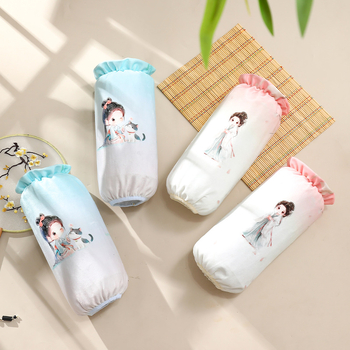 Originalni dizajn rukavice s baršunastim pre žene, cartoon motiv, anti-prljanje, originalni dizajn, pogodno za jesen-zimu-proljeće