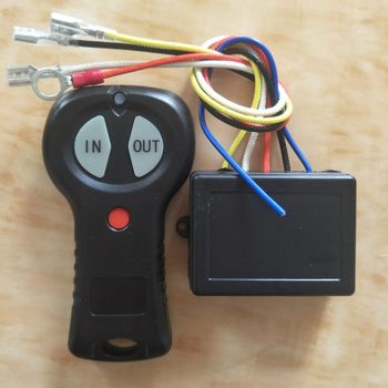 Двоен дистанционен превключвател за автомобилна лебедка 12V-24V, модел ZJ06-2, работна температура -10°C до 60°C, за външно използване