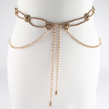 Metalni kaiš za struk haljine, željezna kopča, kuka zatvarač, denim stil, ručno šivane perlice