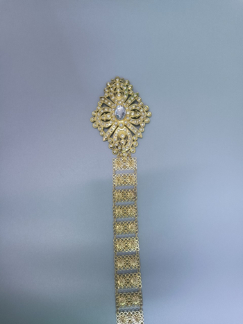 Thai etnički pojas-lanac, metalni materijal, kopča od legure, zatvarač kuka, širina > 4 cm, Monolith