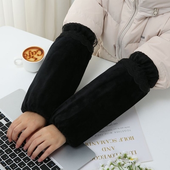 Geacă de puf cu protecție pentru mâneci anti-murdărie, unisex, iarnă 2025, stil coreean, model monocrom.