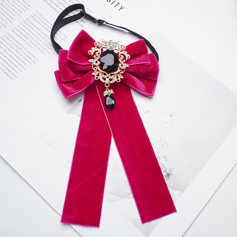 Saten mašna s monokromatskim uzorkom, satenski završetak, unisex, za scenske nastupe i svečane prilike