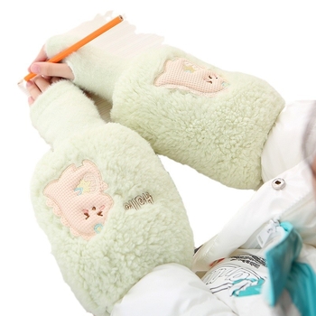 Manșete încălzitoare pentru brațe, unisex, calde, model desen animat, potrivite pentru iarnă, primăvară și toamnă.