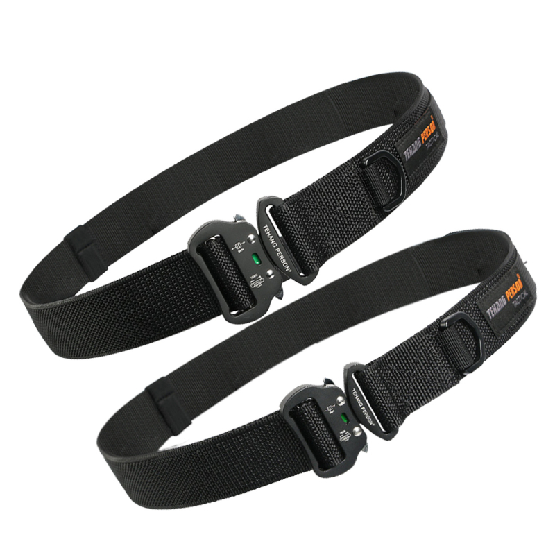 Curea tactică pentru bărbați, cataramă din aliaj, curea din nylon, lățime 3,8 cm, multifuncțional pentru sport și activități în aer liber, electroplacare