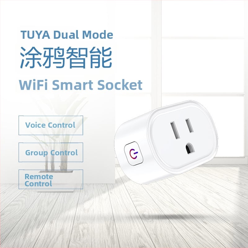 Graffiti WiFi mini inteligentná zásuvka 16A s meraním spotreby, diaľkové ovládanie cez Alexa, rozsah 110-240V