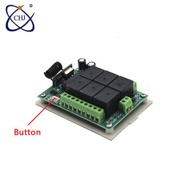 Comutator de control de la distanță, 6 canale, pentru motoare și iluminat, certificat ROHS, interval de operare -40 până la +75 °C