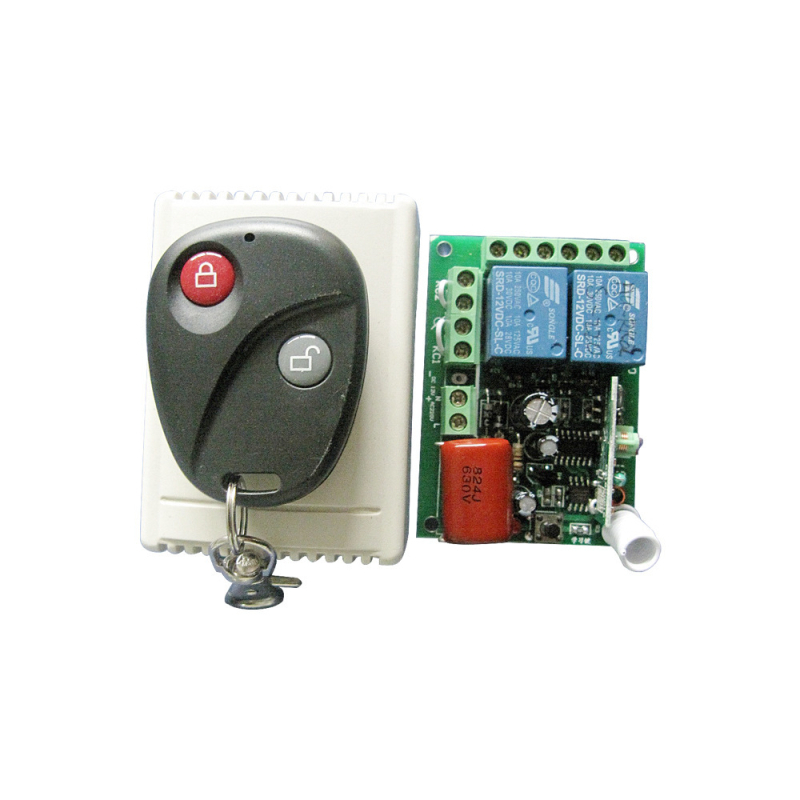 Comutator wireless cu telecomandă, 12/24V, dual canal, control înainte/înapoi, FCC certificare