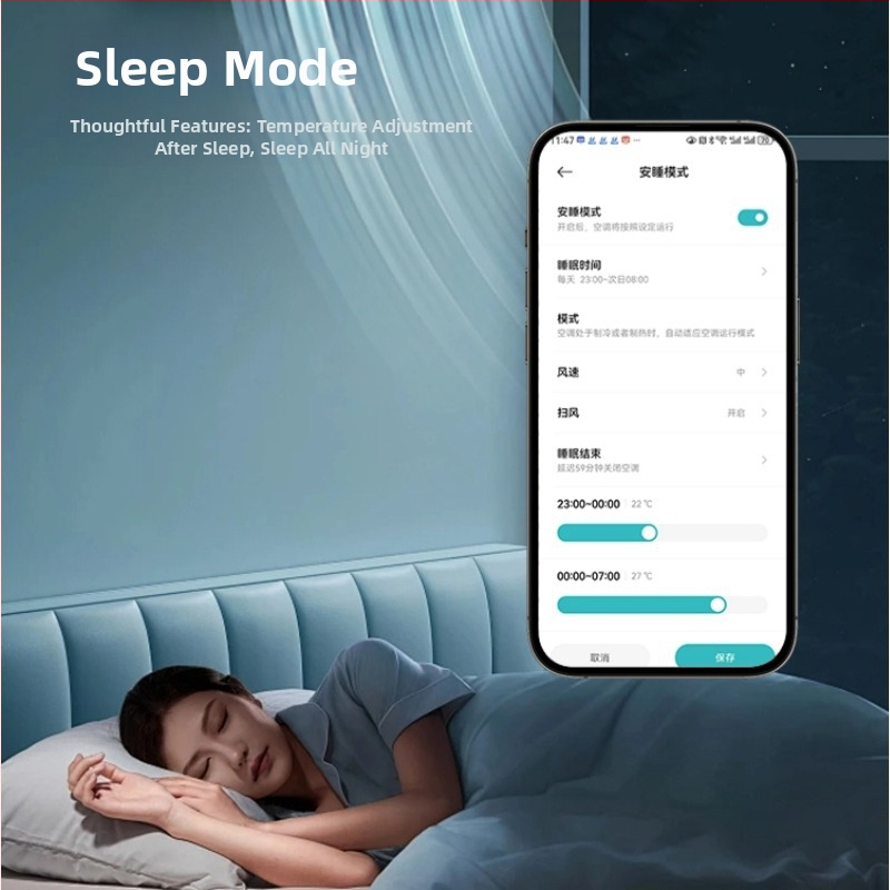 Inteligentný diaľkový ovládač klimatizácie s Wi‑Fi a hlasovým ovládaním, 16A, AC110/250V, 3520W, režim spánku, časovač, CCC certifikát