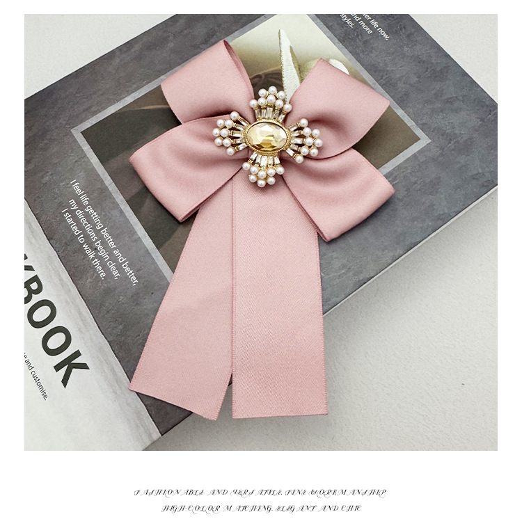 Papion cu floare pentru guler, manual, unisex, poliester și bumbac, seria Prințesa