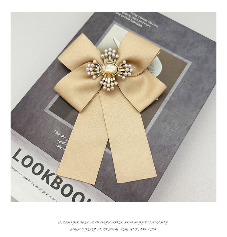 Papion cu floare pentru guler, manual, unisex, poliester și bumbac, seria Prințesa