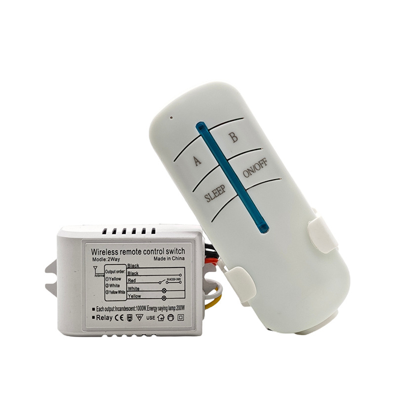 Releu de întrerupere pentru iluminat, control de la distanță wireless bidirecțional, 220V, -20 la 75°C