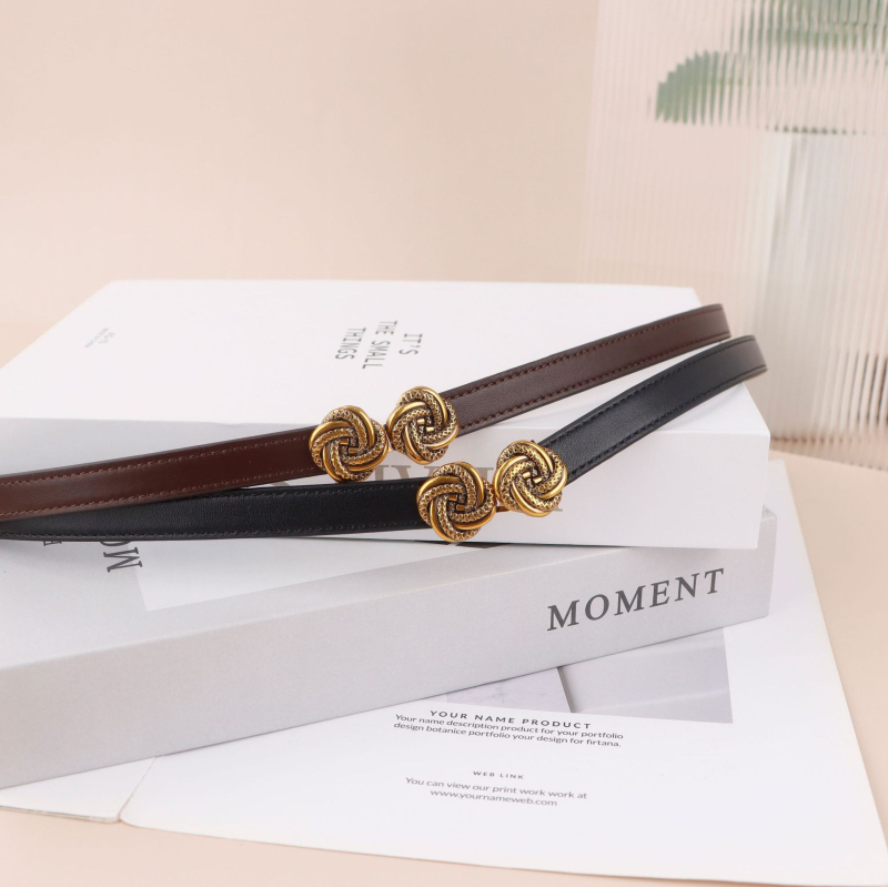 Vintage bőröv zink ötvözetű csattal, kézzel készített első réteg borjúbőrből, retro irodalmi stílus