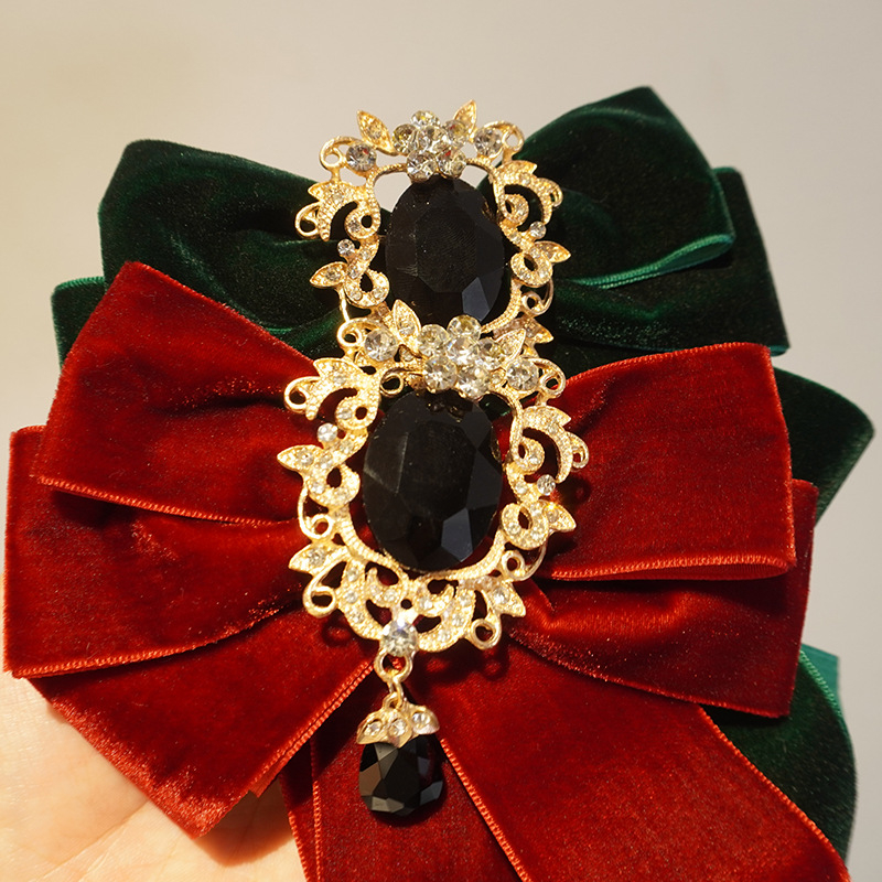 Diamant medállal ellátott gallér virágos papillon nőknek, japán stílusú virágos gallér, poliészter, csíkos mintázat, lapos fejű kivitel, koreai verzió