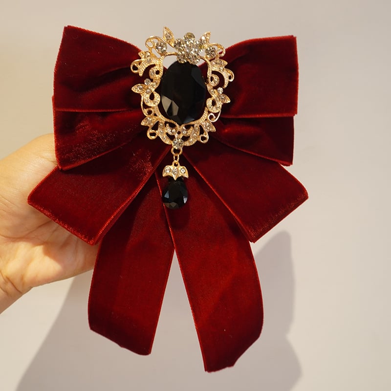 Diamant medállal ellátott gallér virágos papillon nőknek, japán stílusú virágos gallér, poliészter, csíkos mintázat, lapos fejű kivitel, koreai verzió