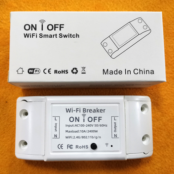 WiFi Smart Switch Retrofit Module με έλεγχο μέσω εφαρμογής και φωνής, 100-240V AC, 10A, πάνελ PC πυράντοχο, φύλλο χαλκού φώσφορο μπρονζέ
