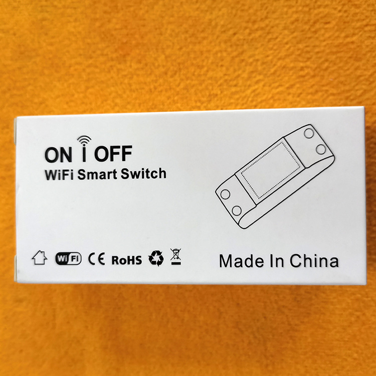 WiFi Smart Switch Retrofit Module με έλεγχο μέσω εφαρμογής και φωνής, 100-240V AC, 10A, πάνελ PC πυράντοχο, φύλλο χαλκού φώσφορο μπρονζέ