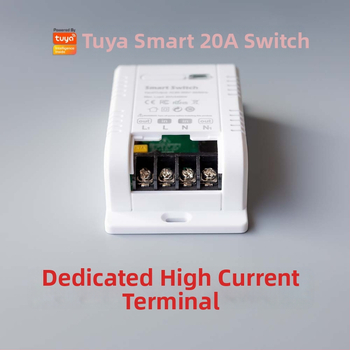 Smart WiFi spínač s hlasovým diaľkovým ovládaním a meraním energie, 20A vysoký výkon, 110-240V AC