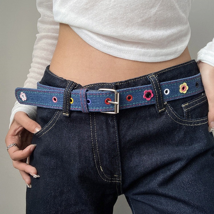 Uniszex retro deréköv, vászon szövésű, kockás mintával, nyár 2025