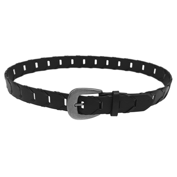 PU öv ötvözet csattal, tűs csat, üreges dizájn, sokoldalú stílus