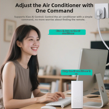 Chytrá zásuvka pre klimatizáciu — 16A, AC110/250V, 2200W, meďové telo, 89 g