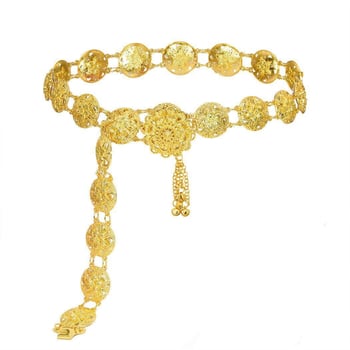 Metalni kaišić za struk, etničkog stila, jednostruki krug, unisex, za mlade