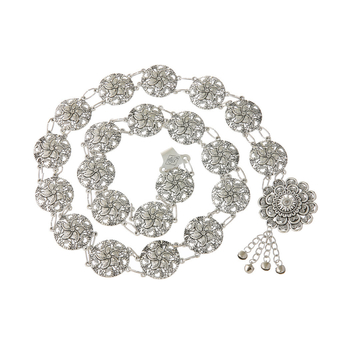 Metalni kaišić za struk, etničkog stila, jednostruki krug, unisex, za mlade