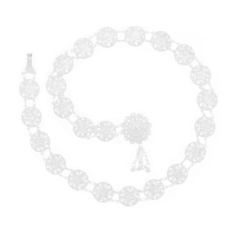 Metalni kaišić za struk, etničkog stila, jednostruki krug, unisex, za mlade