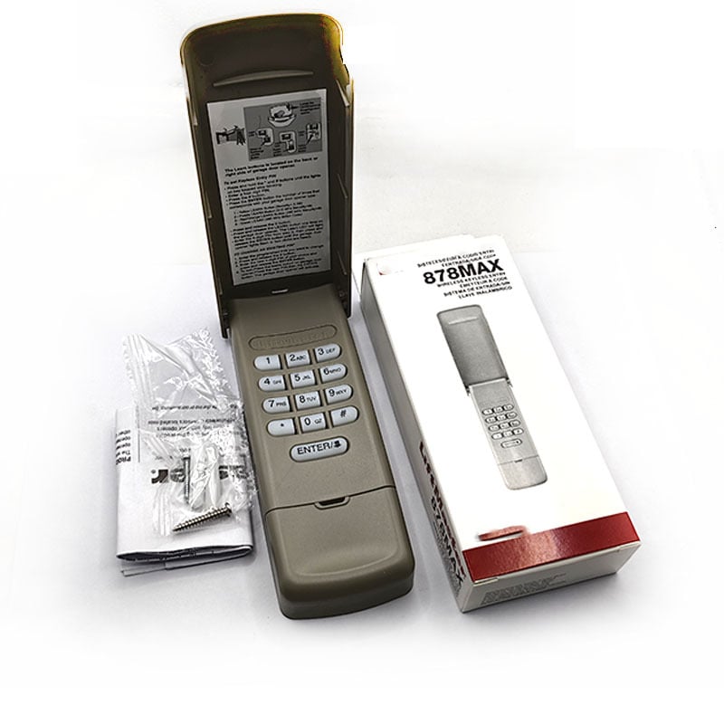 878max gumbni prekidač za garažna vrata – kopirani daljinski upravljač, 878maxKeypad