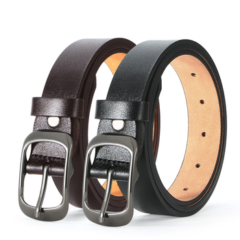 Ženski kaiš od prave kože, dvostruki sloj teleće kože, kopča od legure s pinom, širina 2–4 cm, marka Wei Yu, stil poslovno/elegantno